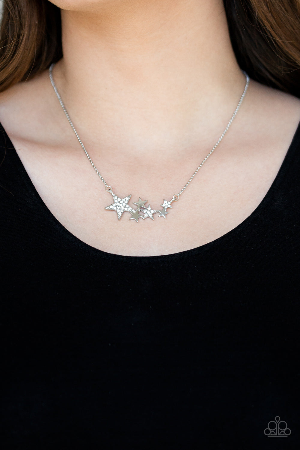 Paparazzi Accessories ✽ Rising Starlet - White Necklace✽Flat Rate Ship $4.50✽