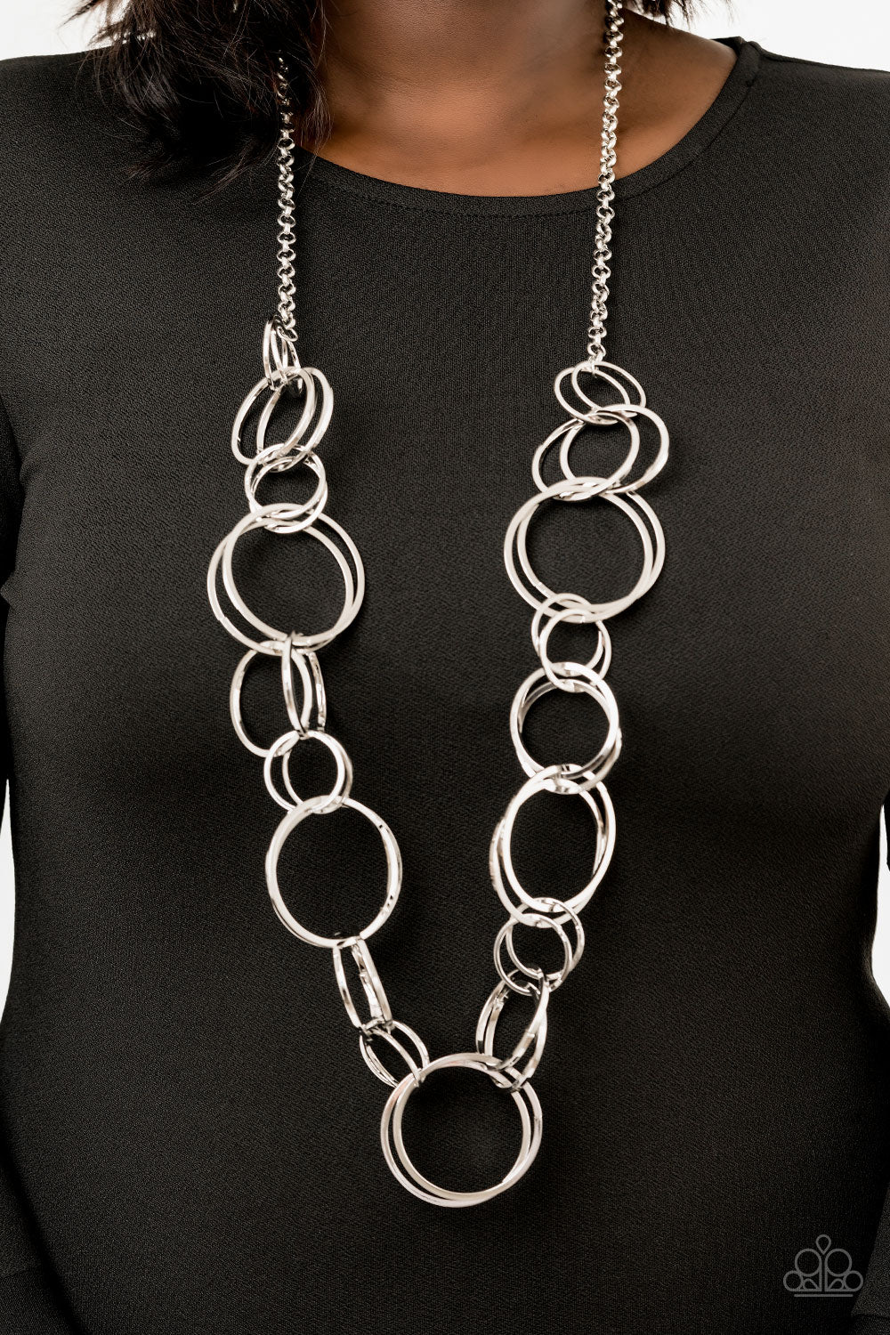 Paparazzi Accessories ✽ Natural-Born RINGLEADER - Silver Necklace✽Flat Rate Ship $4.50✽