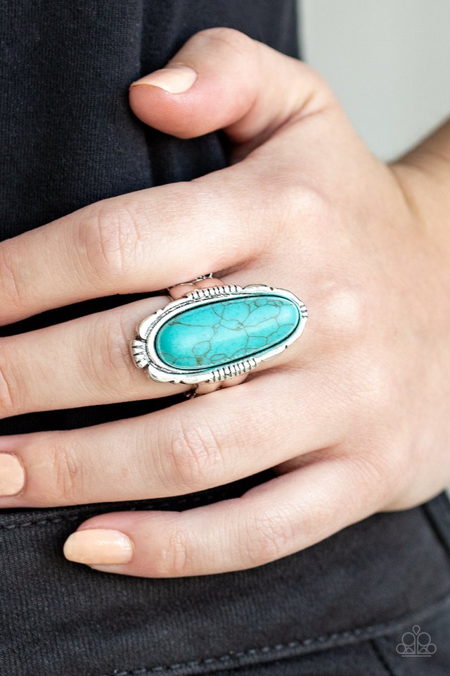 Paparazzi Accessories ❋Desert Thirst - Blue Ring❋ Flat Rate Ship $4.50❋