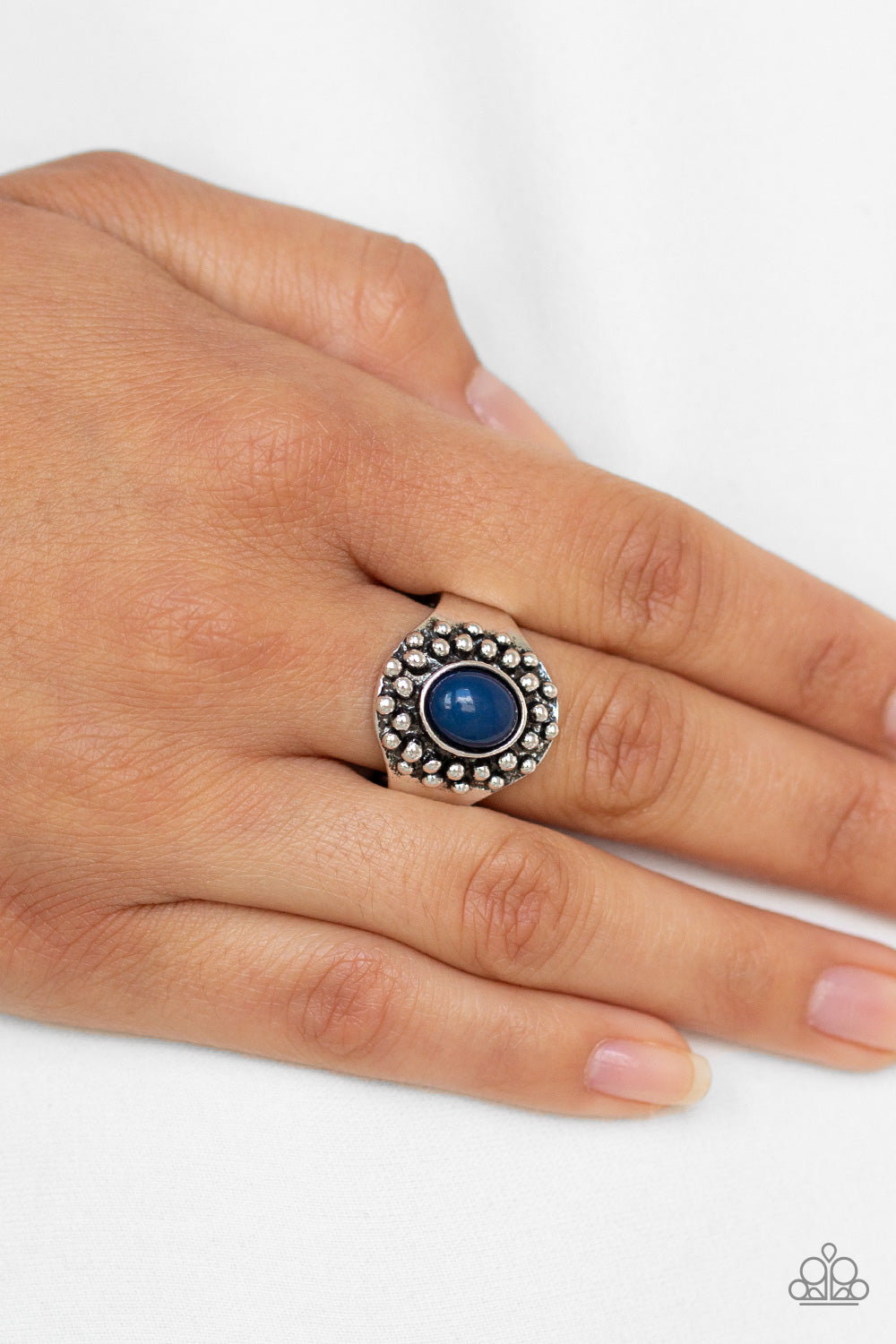 Paparazzi Accessories ✽ Please and Thank You - Blue Ring✽Flat Rate Ship $4.50✽