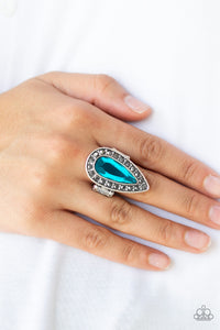 Paparazzi Accessories ✽ Majestic Mayhem - Blue Ring✽Flat Rate Ship $4.50✽