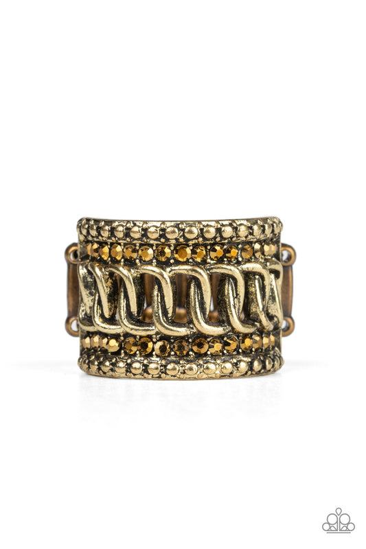 brought✽to✽you✽by✽blingflingbykat✽out-for-the-count-brass-ring✽paparazzi-accessories