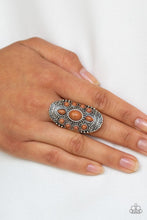 Load image into Gallery viewer, Paparazzi Accessories ❋Stone Sunrise - Brown Ring❋ Flat Rate Ship $4.50❋
