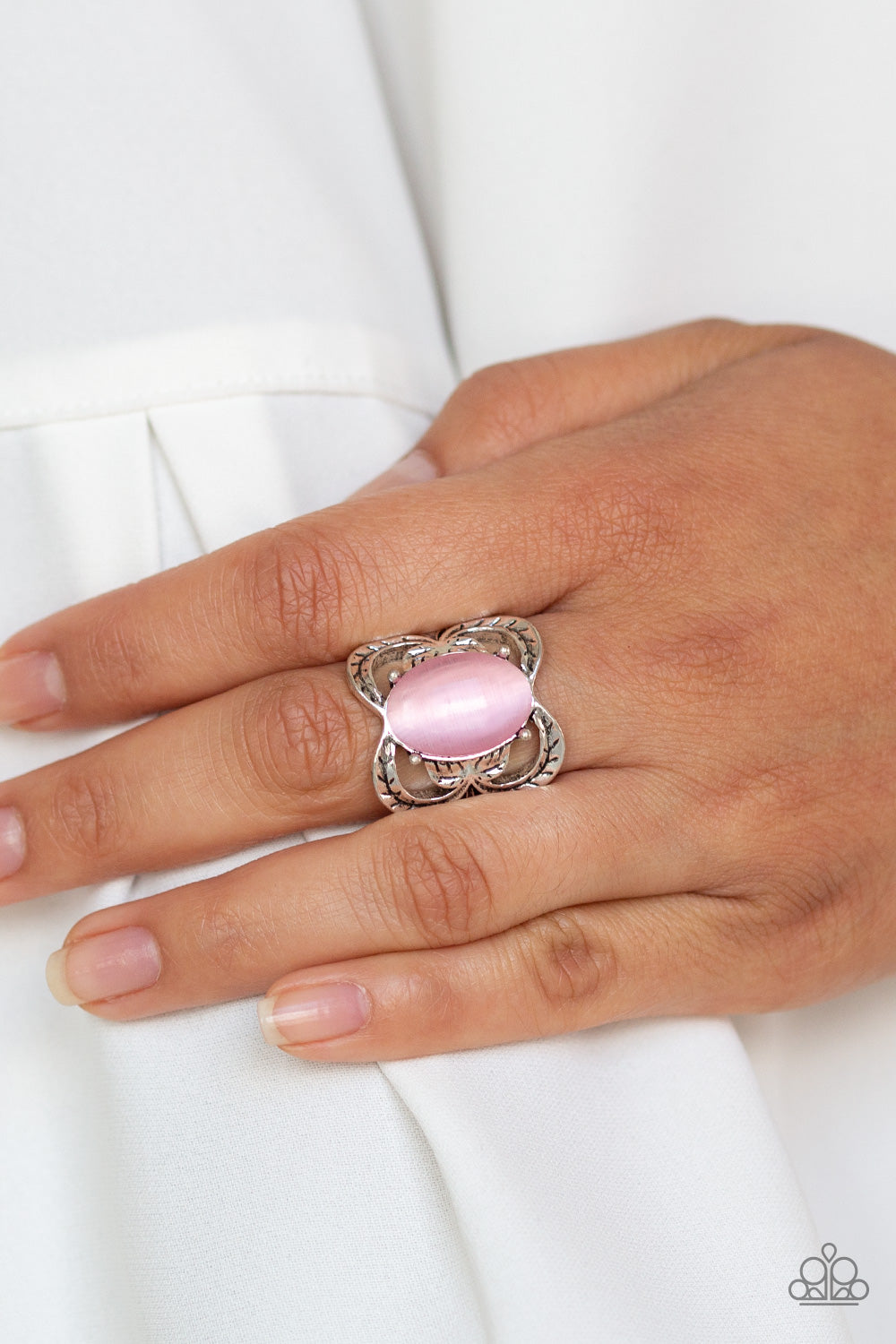 Paparazzi Accessories ✽ Go For Glow - Pink Ring✽Flat Rate Ship $4.50✽