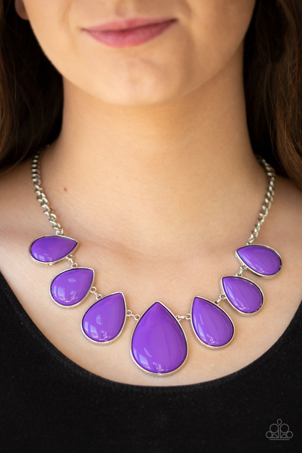 Paparazzi Accessories ✽ Drop Zone - Purple Necklace✽Flat Rate Ship $4.50✽