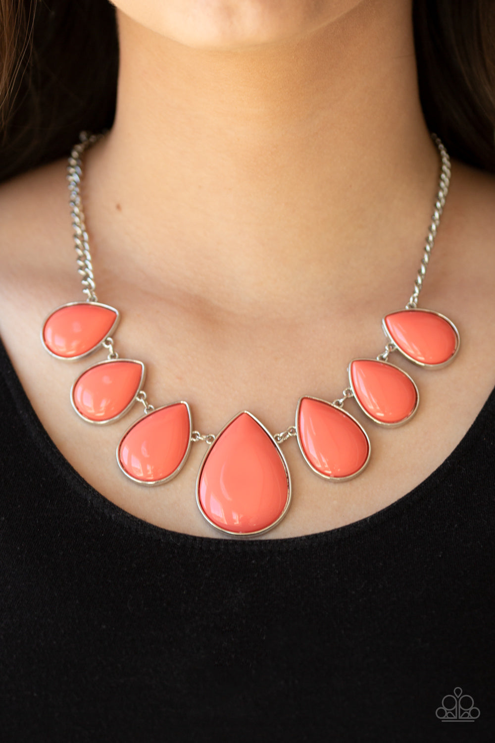 Paparazzi Accessories ✽ Drop Zone - Orange Necklace✽Flat Rate Ship $4.50✽