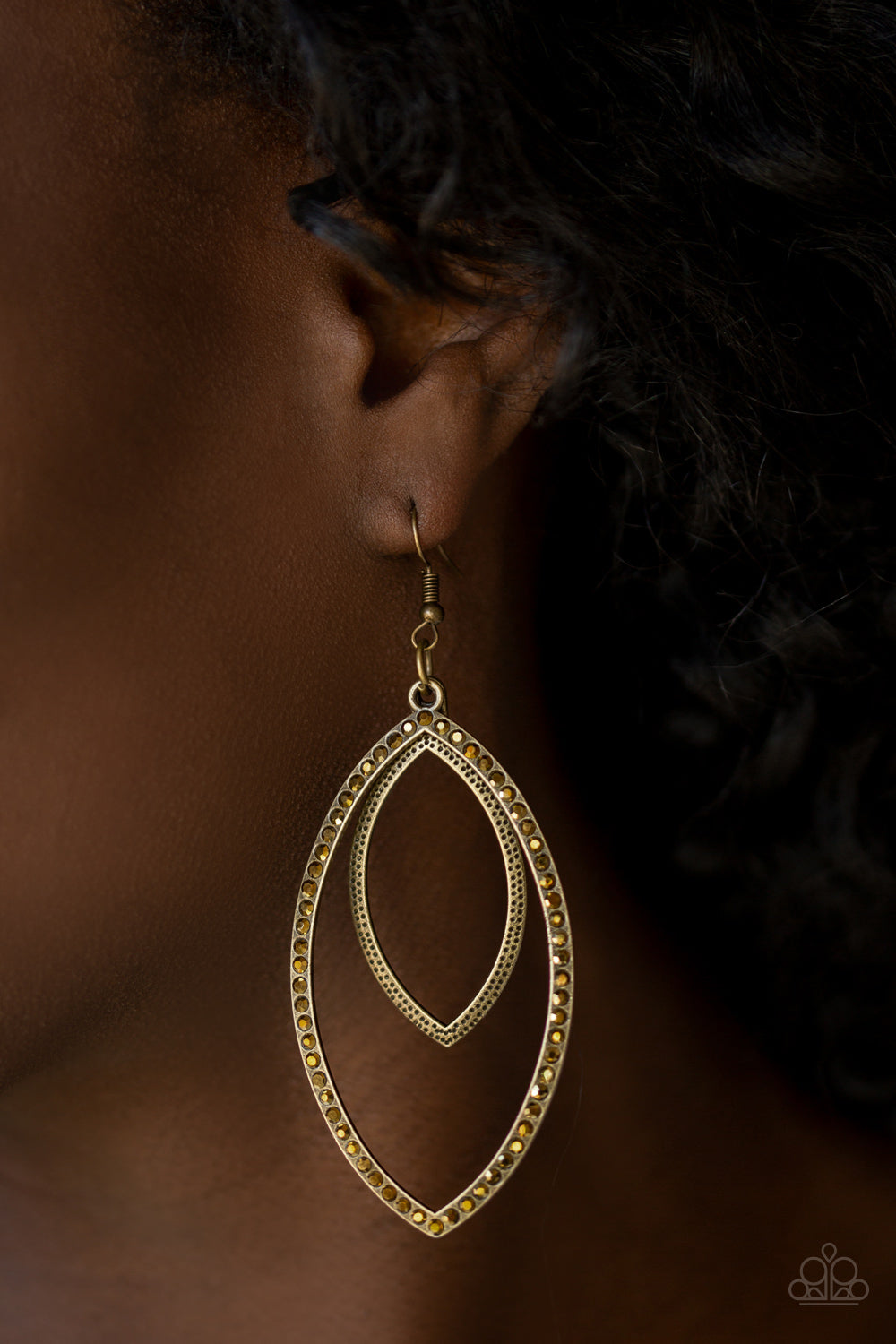 Paparazzi Accessories ✽ High Maintenance - Brass Earrings✽Flat Rate Ship $4.50✽