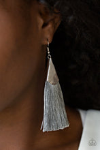 Load image into Gallery viewer, Paparazzi Accessories ✽ In Full PLUME - Silver Earrings✽Flat Rate Ship $4.50✽
