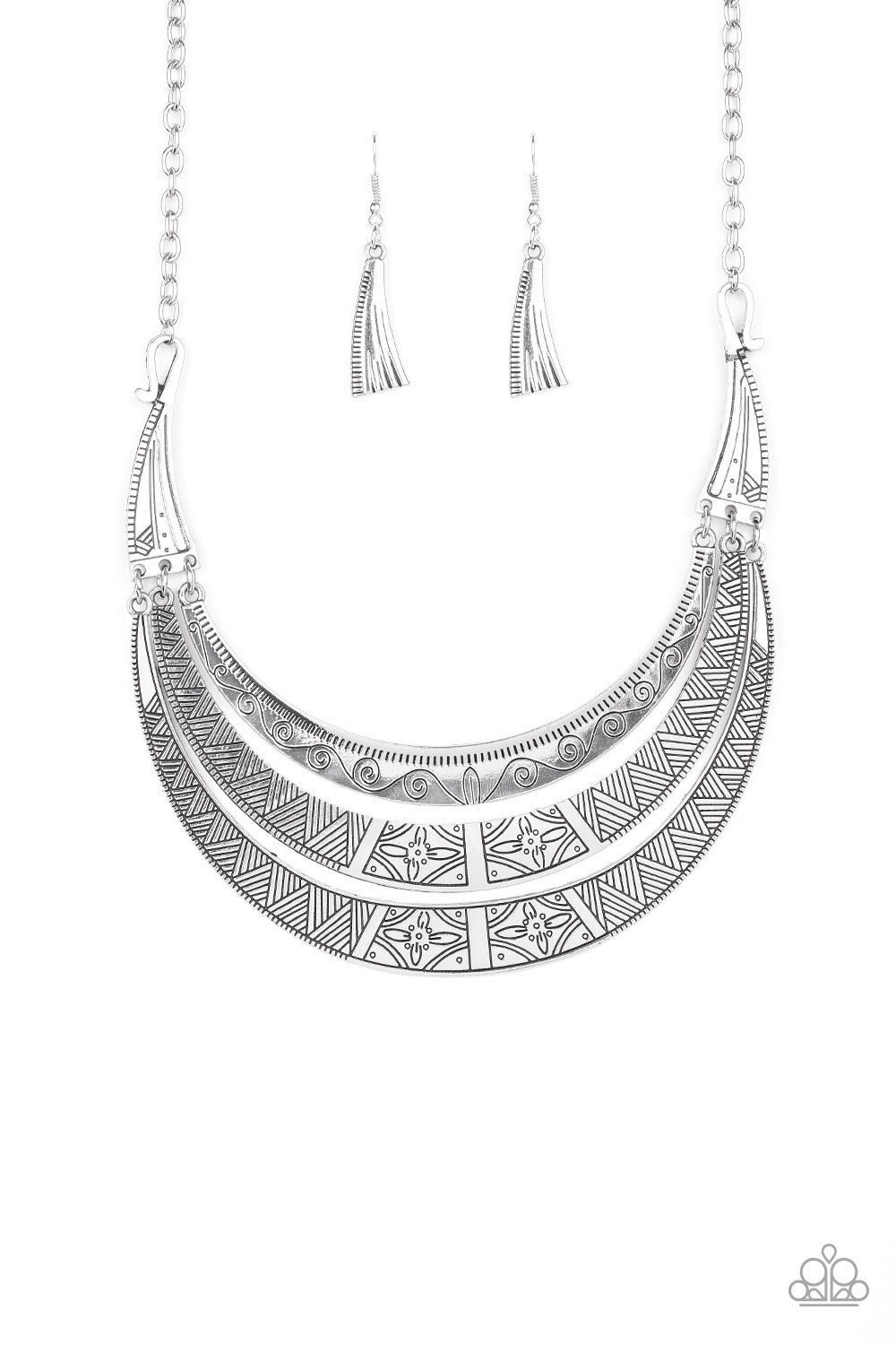 brought✽to✽you✽by✽blingflingbykat✽take-all-you-can-gatherer-silver-necklace✽paparazzi-accessories
