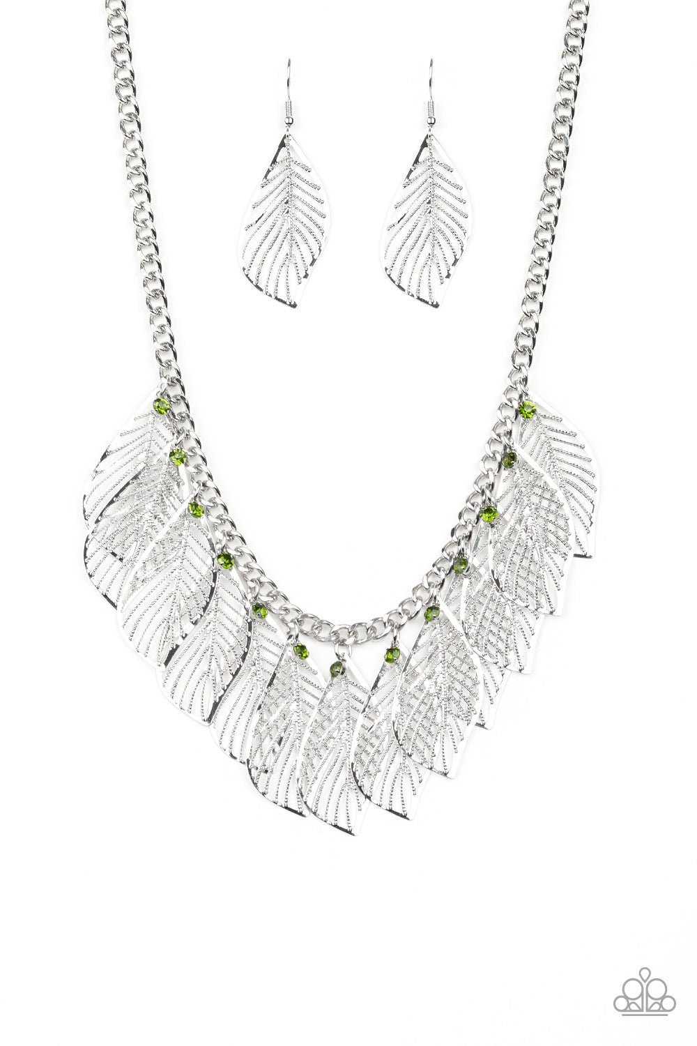 brought✽to✽you✽by✽blingflingbykat✽feathery-foliage-green-necklace✽paparazzi-accessories