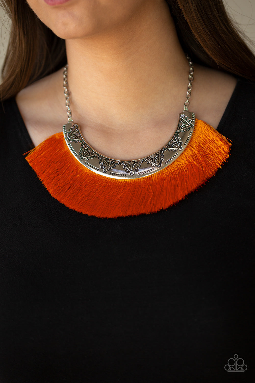 Paparazzi Accessories ✽ Might and MANE - Orange Necklace✽Flat Rate Ship $4.50✽