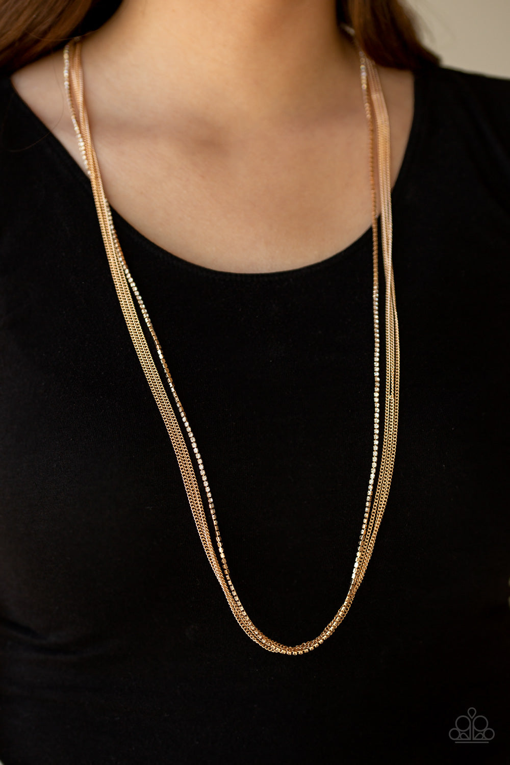 Paparazzi Accessories ✽ SLEEK and Destroy - Gold Necklace✽Flat Rate Ship $4.50✽