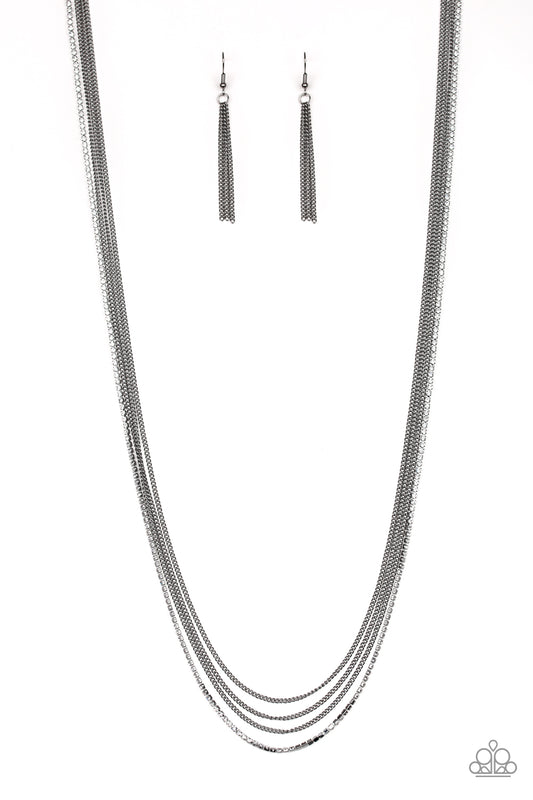 brought✽to✽you✽by✽blingflingbykat✽sleek-and-destroy-black-necklace✽paparazzi-accessories