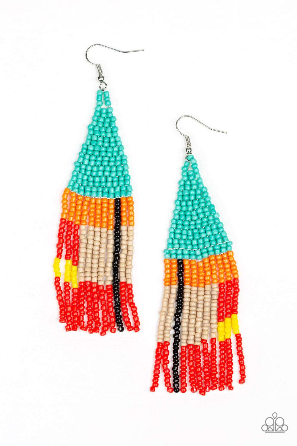 brought✽to✽you✽by✽blingflingbykat✽beaded-boho-blue-earrings✽paparazzi-accessories