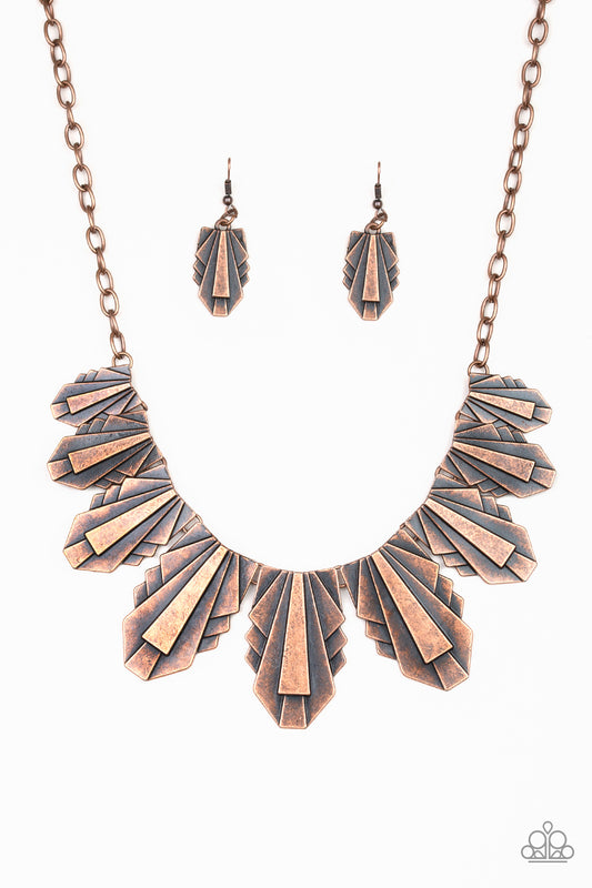 brought✽to✽you✽by✽blingflingbykat✽cougar-cave-copper-necklace✽paparazzi-accessories