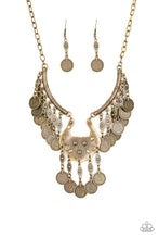 Load image into Gallery viewer, brought✽to✽you✽by✽blingflingbykat✽treasure-temptress-brass-necklace✽paparazzi-accessories

