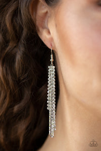 Paparazzi Accessories ✽ Red Carpet Bombshell - White Earrings✽Flat Rate Ship $4.50✽