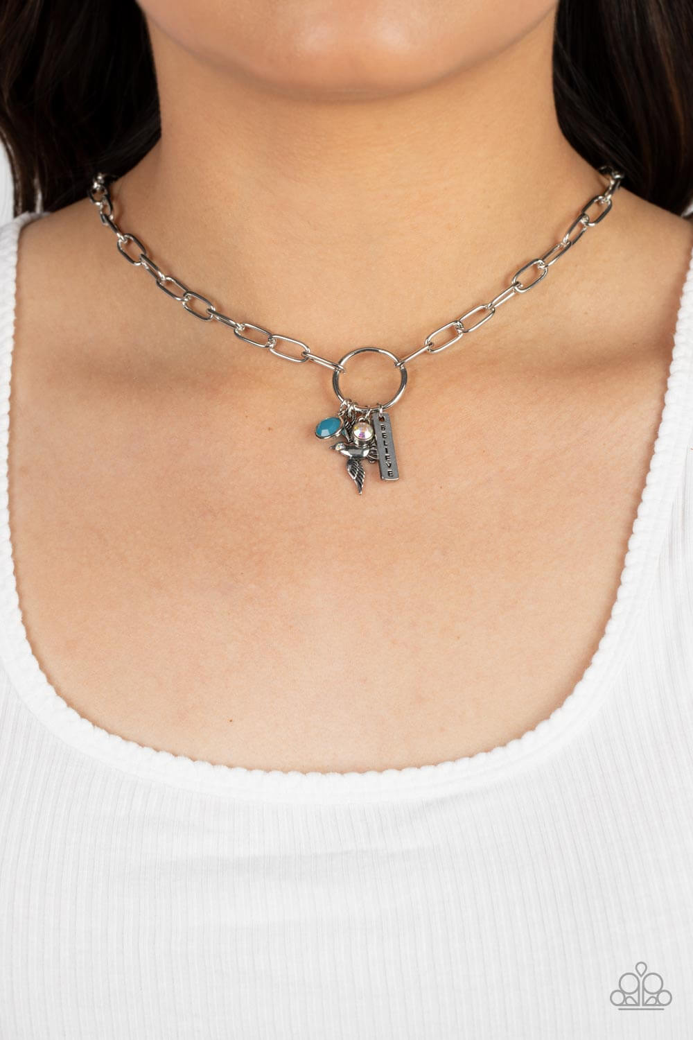 Paparazzi Accessories ❋Inspired Songbird - Blue Necklace❋ Flat Rate Ship $4.50❋ - Image #2