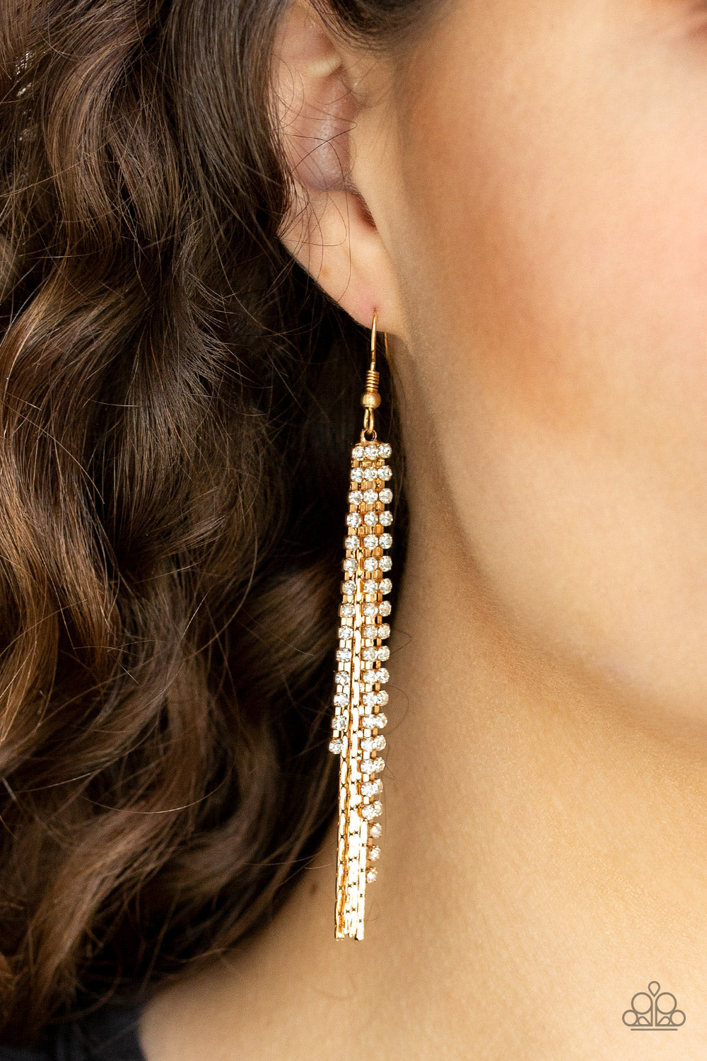 Paparazzi Accessories ✽ Red Carpet Bombshell - Gold Earrings✽Flat Rate Ship $4.50✽