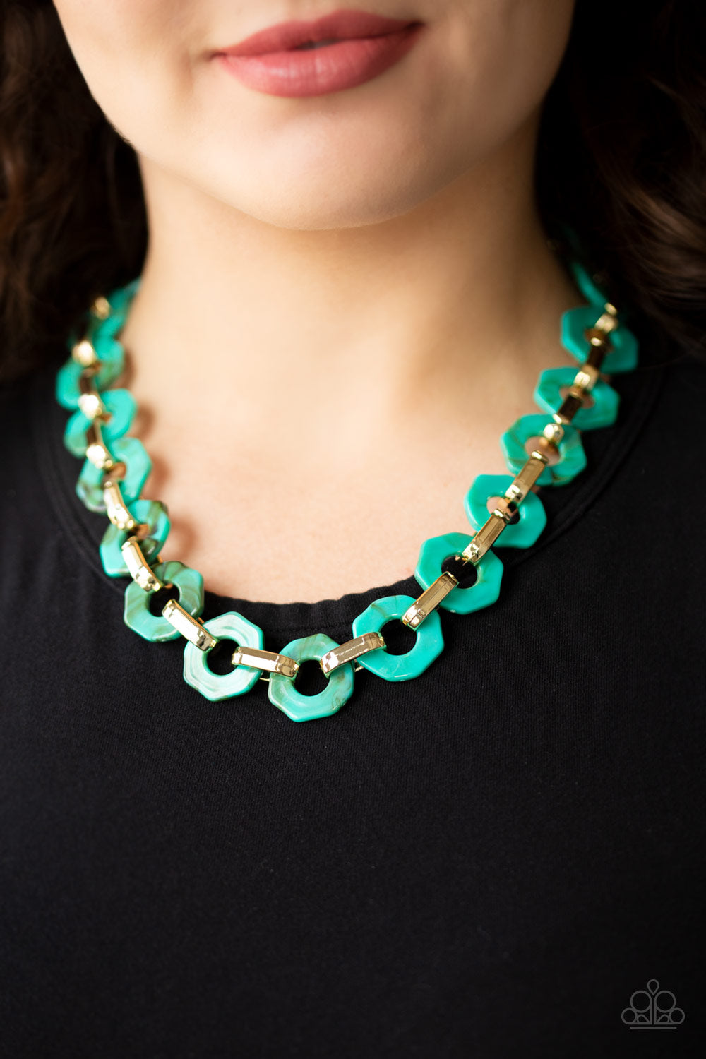 Paparazzi Accessories ✽ Fashionista Fever - Blue Necklace✽Flat Rate Ship $4.50✽