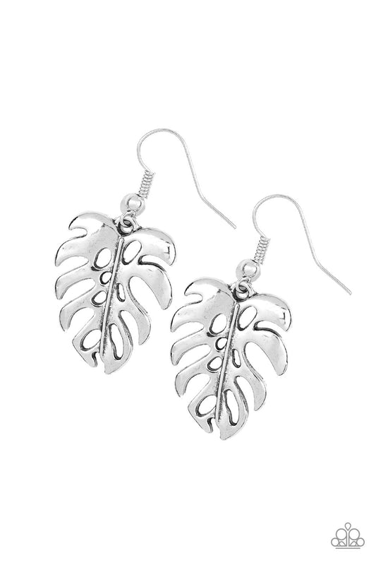 brought✽to✽you✽by✽blingflingbykat✽desert-palms-silver-earrings✽paparazzi-accessories