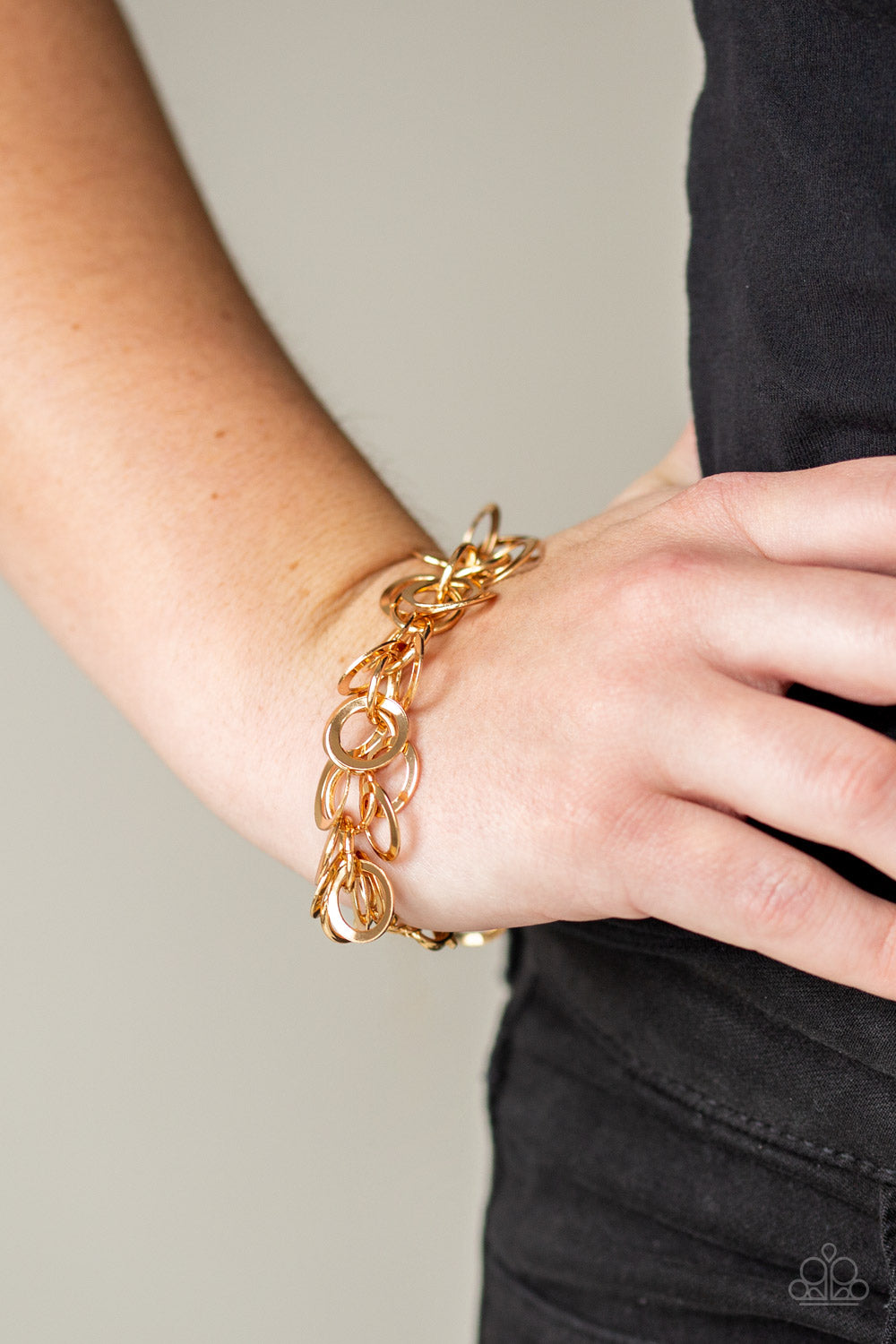 Paparazzi Accessories ✽ Noise Control - Gold Bracelet✽Flat Rate Ship $4.50✽