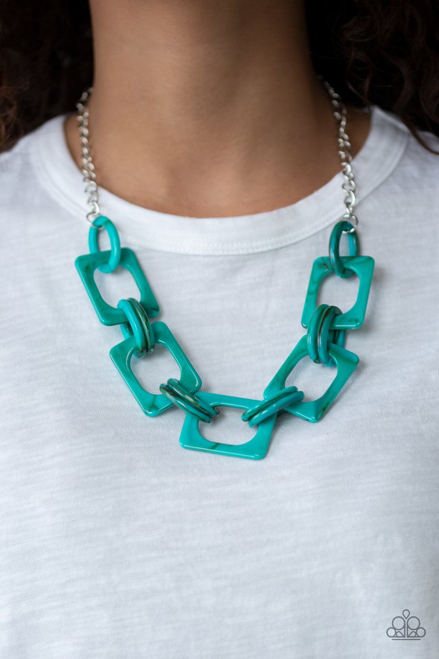 Paparazzi Accessories ❋Sizzle Sizzle - Blue Necklace❋ Flat Rate Ship $4.50❋