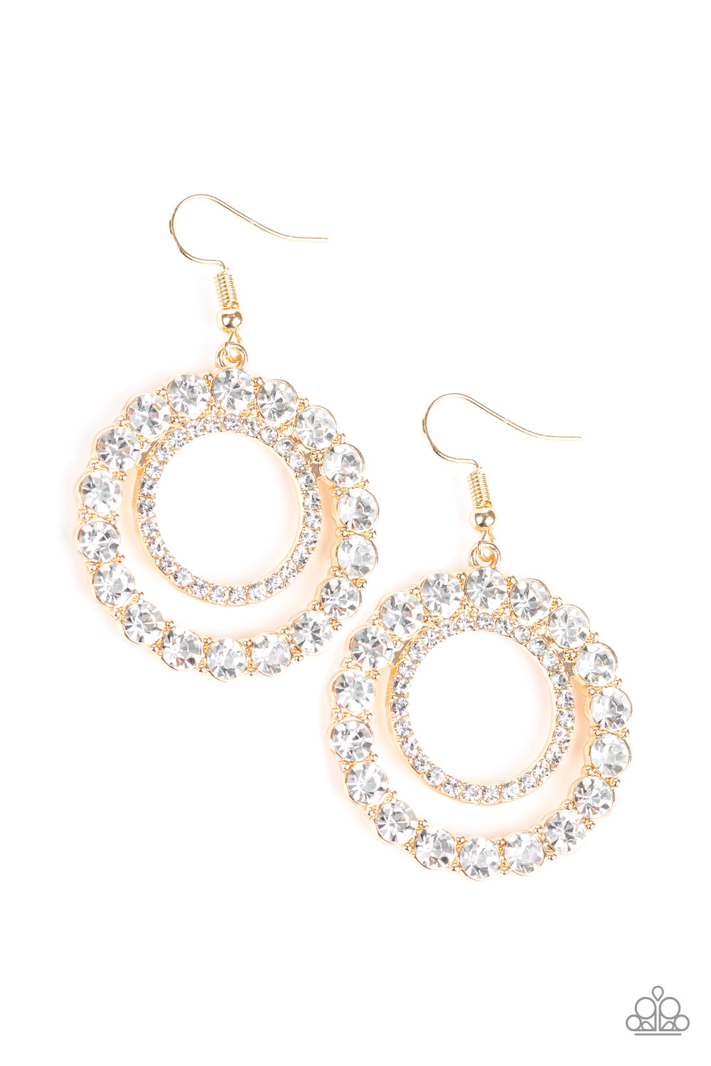 brought✽to✽you✽by✽blingflingbykat✽spotlight-shout-out-gold-earrings✽paparazzi-accessories