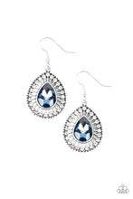 Load image into Gallery viewer, brought✽to✽you✽by✽blingflingbykat✽limo-service-blue-earrings✽paparazzi-accessories
