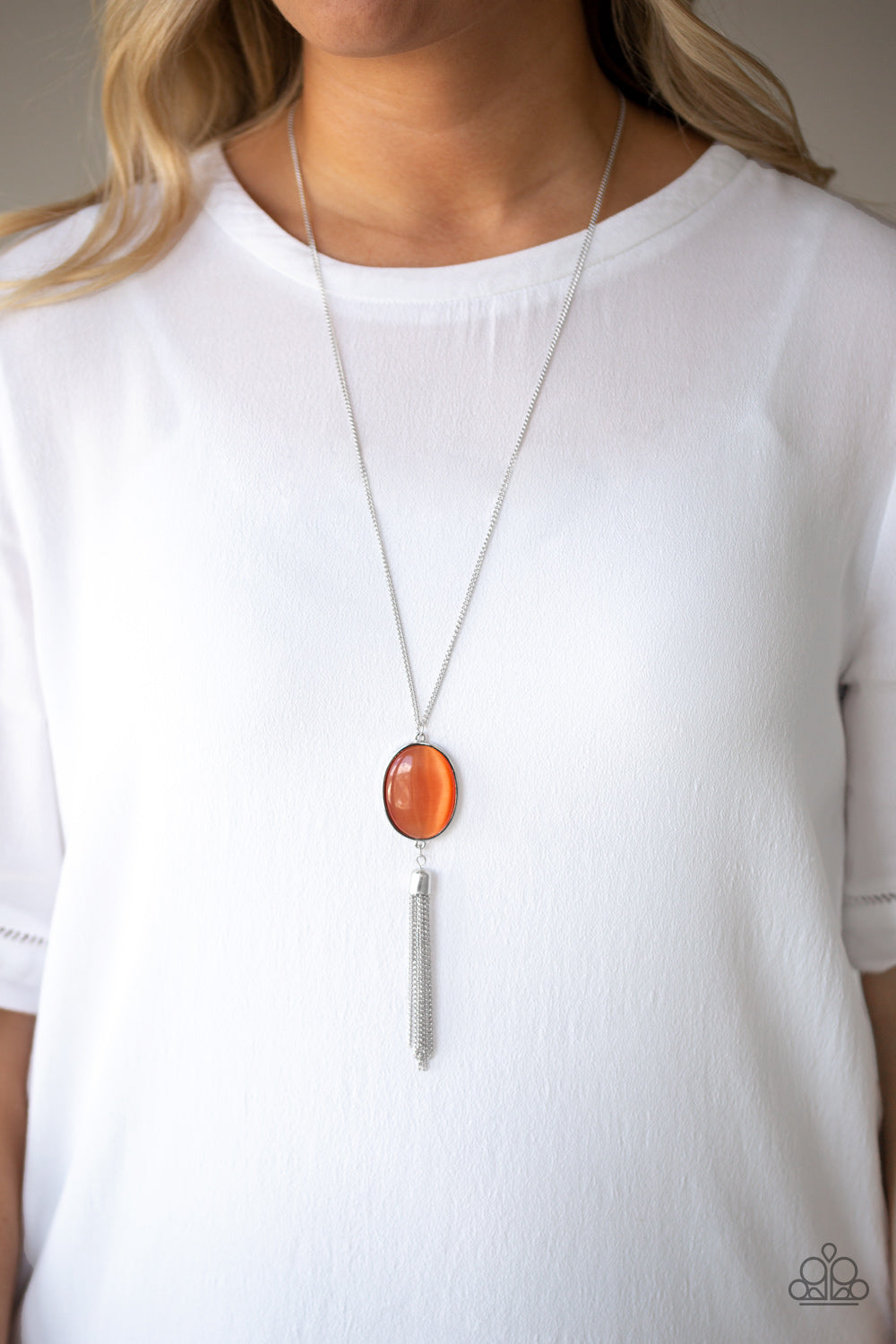 Paparazzi Accessories ✽ Tasseled Tranquility - Orange Necklace✽Flat Rate Ship $4.50✽
