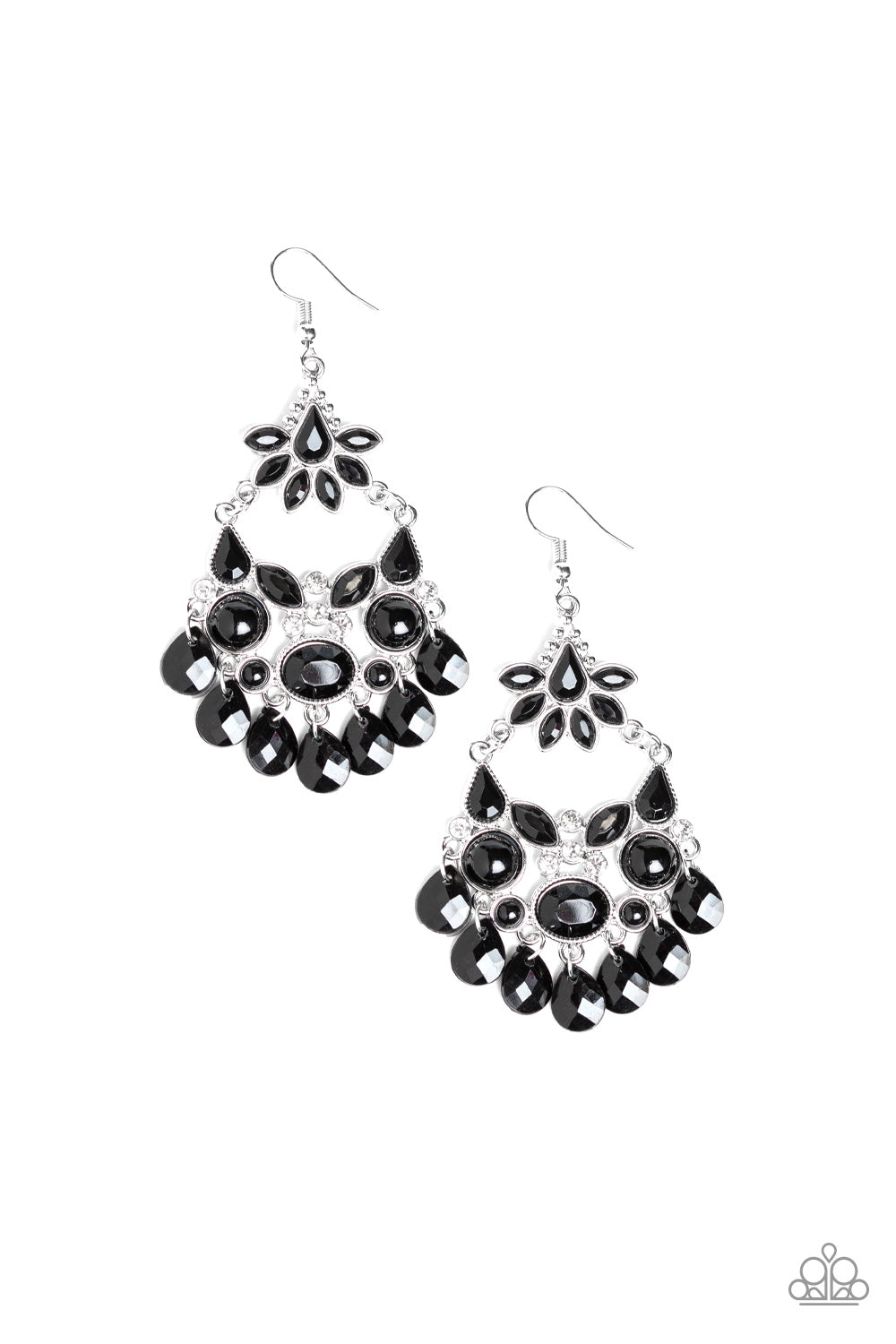 brought✽to✽you✽by✽blingflingbykat✽garden-dream-black-earrings✽paparazzi-accessories