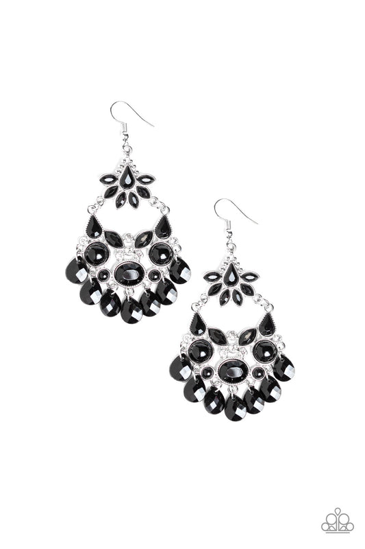 brought✽to✽you✽by✽blingflingbykat✽garden-dream-black-earrings✽paparazzi-accessories