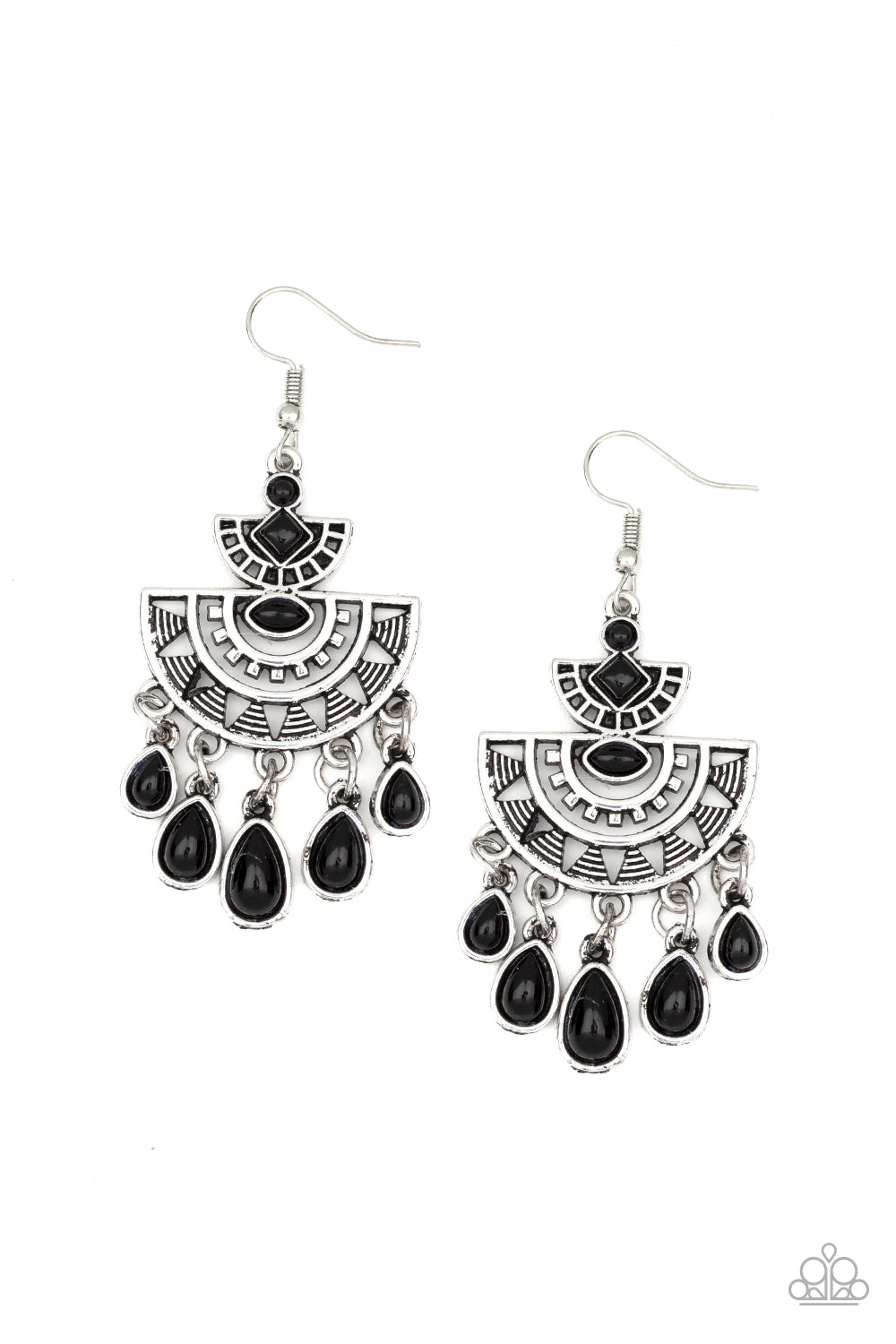 brought✽to✽you✽by✽blingflingbykat✽sol-searching-black-earrings✽paparazzi-accessories