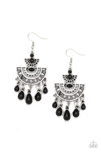 Load image into Gallery viewer, brought✽to✽you✽by✽blingflingbykat✽sol-searching-black-earrings✽paparazzi-accessories
