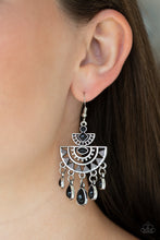 Load image into Gallery viewer, Paparazzi Accessories ✽ SOL Searching - Black Earrings✽Flat Rate Ship $4.50✽
