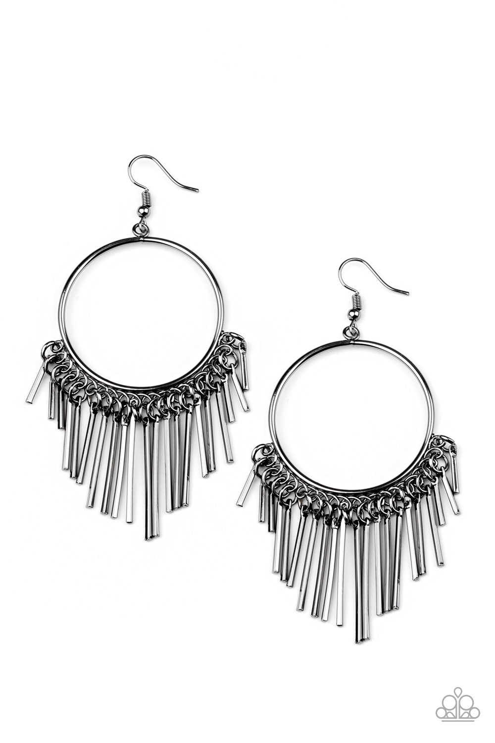 brought✽to✽you✽by✽blingflingbykat✽sol-food-black-earrings✽paparazzi-accessories