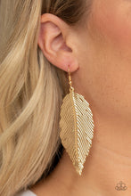 Load image into Gallery viewer, Paparazzi Accessories ✽ Lookin For A FLIGHT - Gold Earrings✽Flat Rate Ship $4.50✽
