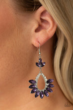 Load image into Gallery viewer, Paparazzi Accessories ✽ Extra Exquisite - Purple Earrings✽Flat Rate Ship $4.50✽
