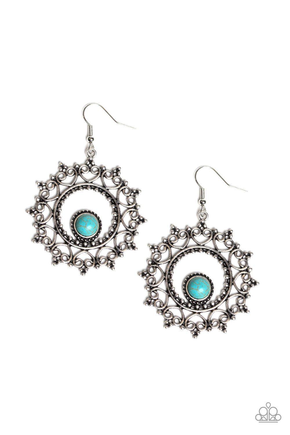 brought✽to✽you✽by✽blingflingbykat✽wreathed-in-whimsicality-blue-earrings✽paparazzi-accessories