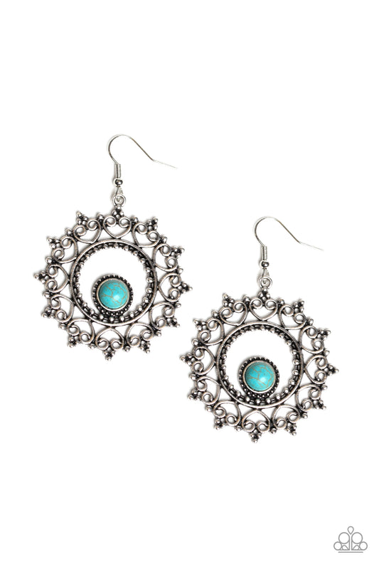 brought✽to✽you✽by✽blingflingbykat✽wreathed-in-whimsicality-blue-earrings✽paparazzi-accessories