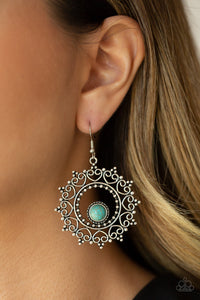 Paparazzi Accessories ✽ Wreathed in Whimsicality - Blue Earrings✽Flat Rate Ship $4.50✽