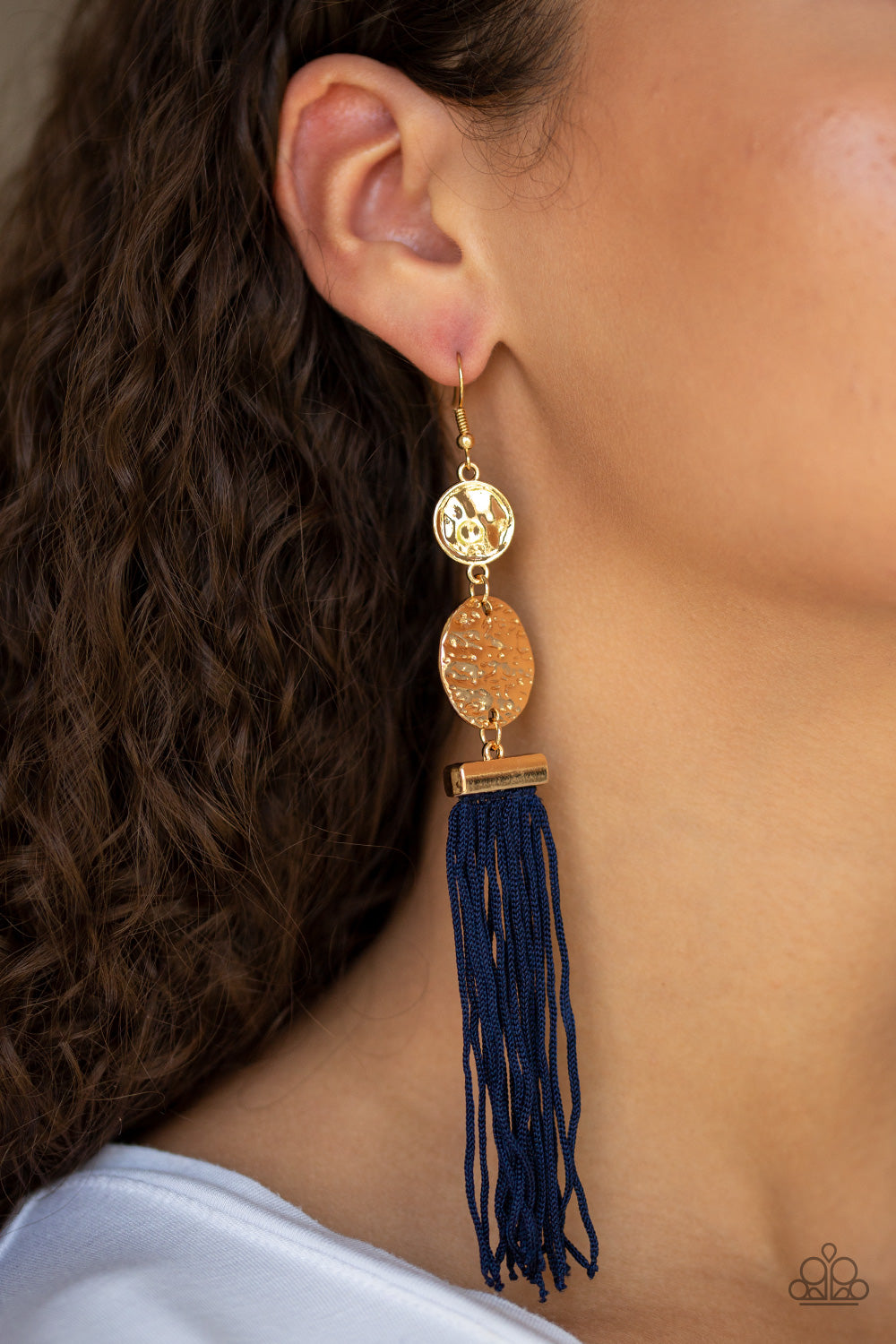 Paparazzi Accessories ✽ Lotus Gardens - Blue Earrings✽Flat Rate Ship $4.50✽