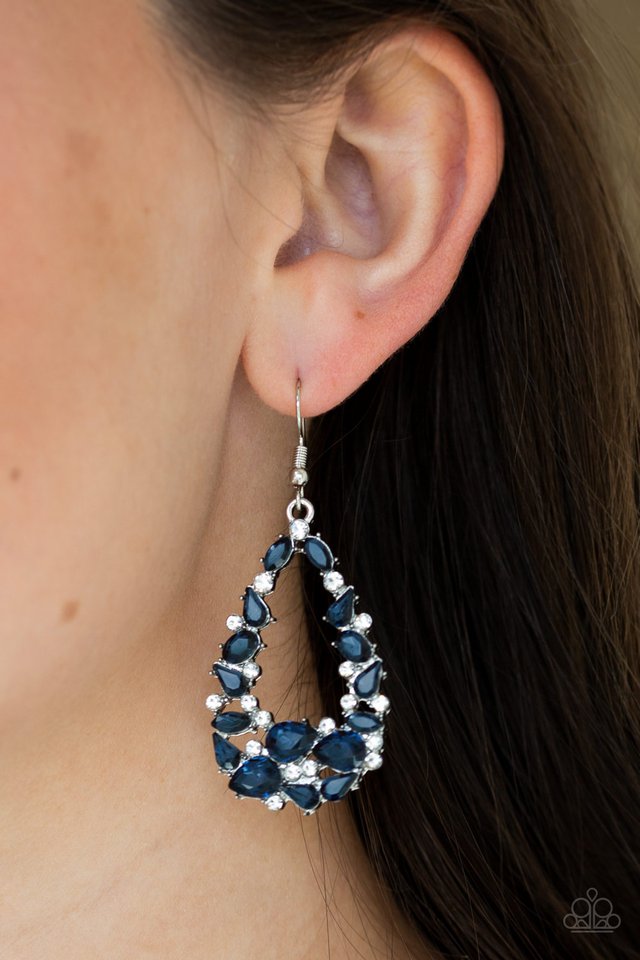 Paparazzi Accessories ❋To BEDAZZLE, Or Not To BEDAZZLE - Blue Earrings❋ Flat Rate Ship $4.50❋