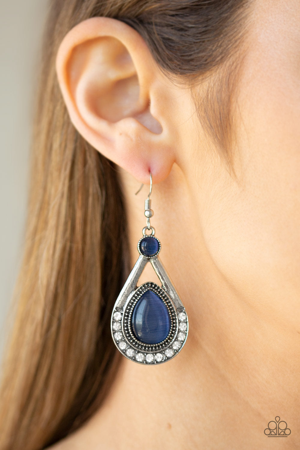 Paparazzi Accessories ✽ Pro Glow - Blue Earrings✽Flat Rate Ship $4.50✽