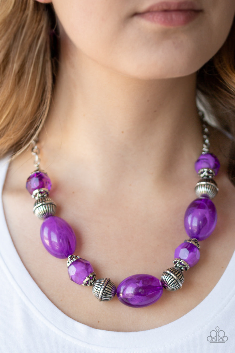 Paparazzi Accessories ✽ Ice Melt - Purple Necklace✽Flat Rate Ship $4.50✽