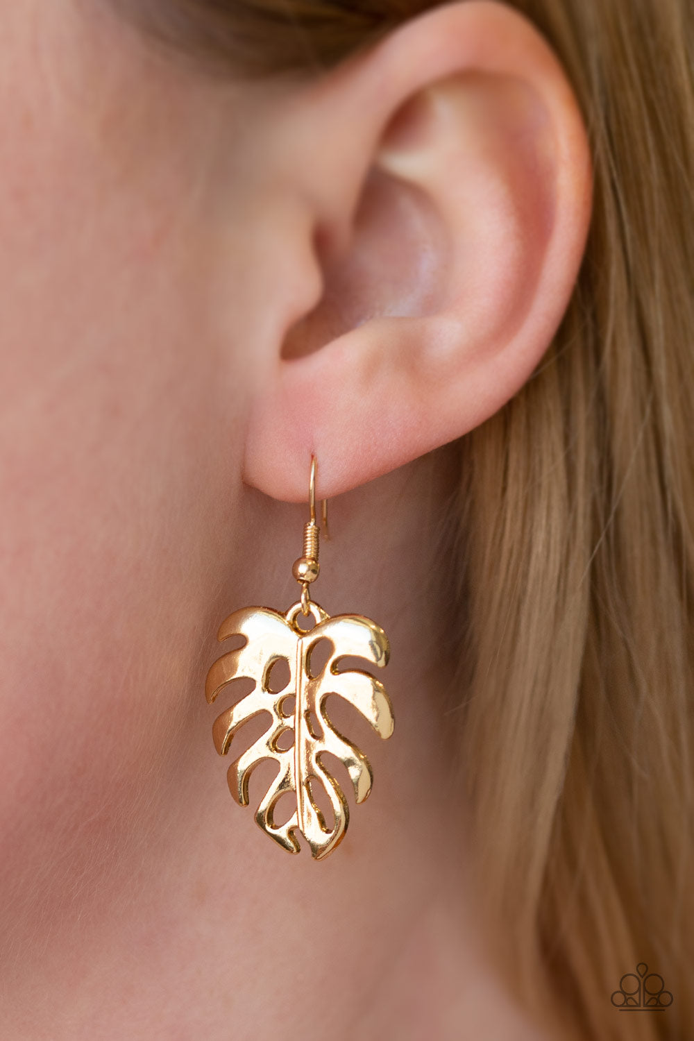 Paparazzi Accessories ✽ Desert Palms - Gold Earrings✽Flat Rate Ship $4.50✽