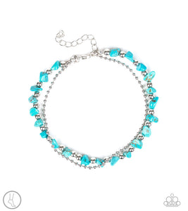 brought✽to✽you✽by✽blingflingbykat✽beach-expedition-blue-anklet✽paparazzi-accessories