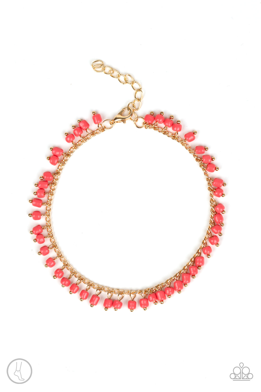 brought✽to✽you✽by✽blingflingbykat✽mermaid-mix-orange-anklet✽paparazzi-accessories