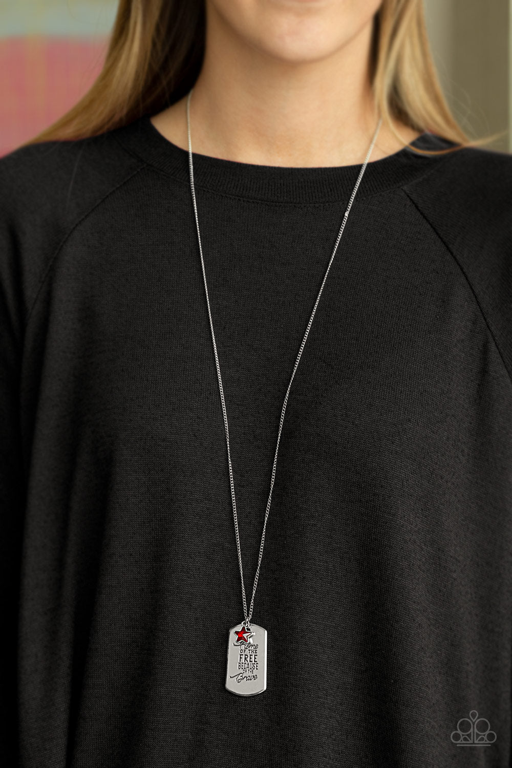 Paparazzi Accessories ✽ Home Of The Free - Red Necklace✽Flat Rate Ship $4.50✽
