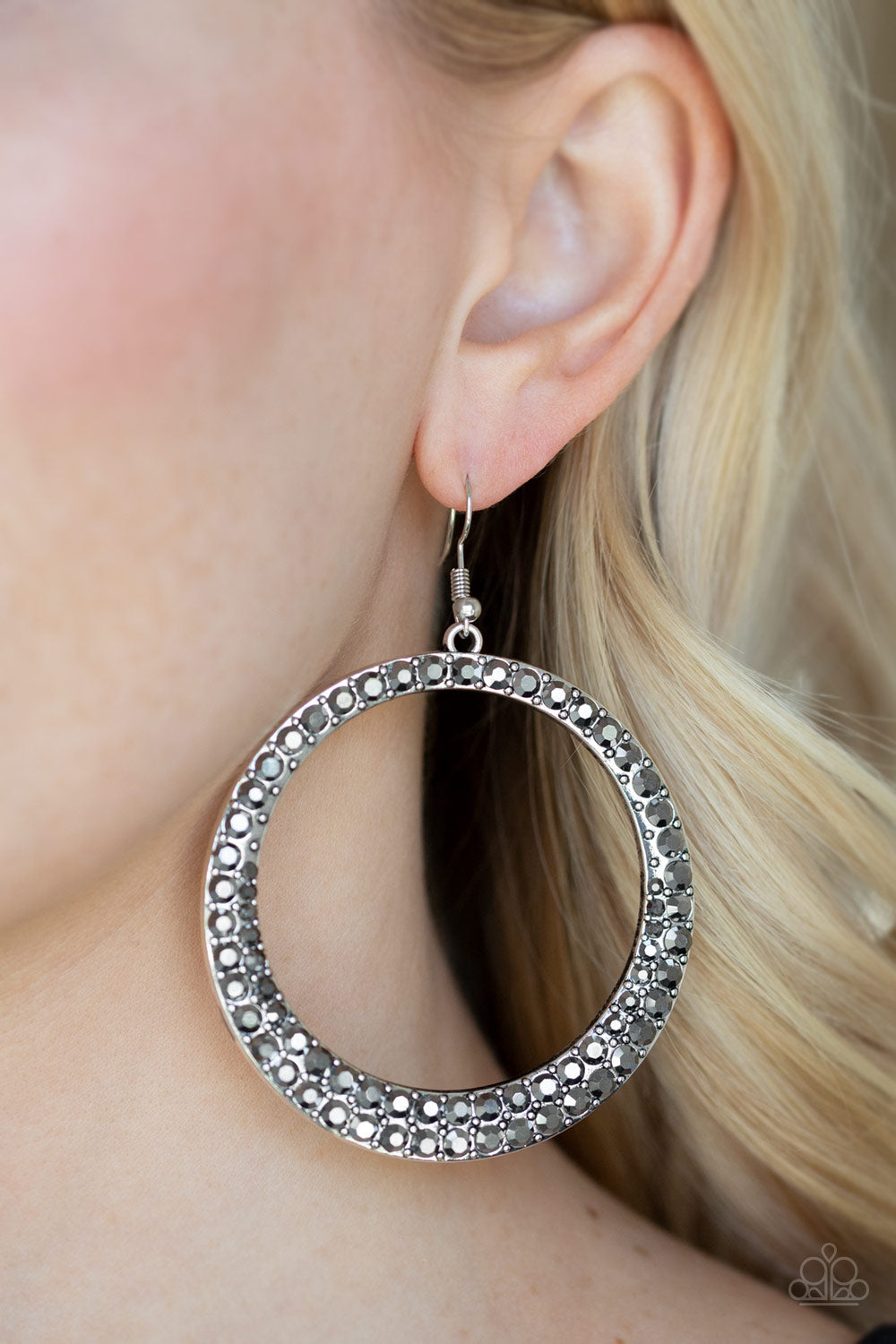 Paparazzi Accessories ✽ So Demanding - Silver Earrings✽Flat Rate Ship $4.50✽